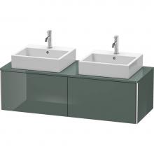 Duravit XS4906B3838 - Duravit XSquare Two Drawer Vanity Unit For Console Dolomite Gray