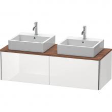 Duravit XS4906B8585 - Duravit XSquare Two Drawer Vanity Unit For Console White