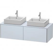 Duravit XS4906B9797 - Duravit XSquare Two Drawer Vanity Unit For Console Light Blue