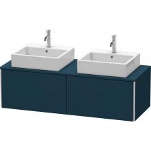 Duravit XS4906B9898 - Duravit XSquare Two Drawer Vanity Unit For Console Midnight Blue