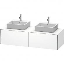 Duravit XS4907B1818 - Duravit XSquare Two Drawer Vanity Unit For Console White