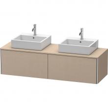 Duravit XS4907B7575 - Duravit XSquare Two Drawer Vanity Unit For Console Linen