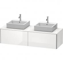 Duravit XS4907B8585 - Duravit XSquare Two Drawer Vanity Unit For Console White