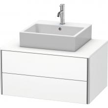 Duravit XS491001818 - Duravit XSquare Two Drawer Vanity Unit For Console White