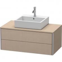 Duravit XS491107575 - Duravit XSquare Two Drawer Vanity Unit For Console Linen