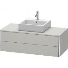 Duravit XS491200707 - Duravit XSquare Two Drawer Vanity Unit For Console Concrete Gray