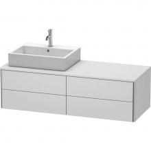 Duravit XS4913L3636 - Duravit XSquare Four Drawer Vanity Unit For Console White