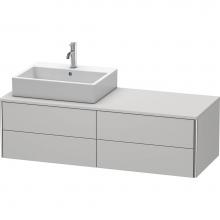 Duravit XS4913L3939 - Duravit XSquare Four Drawer Vanity Unit For Console Nordic White