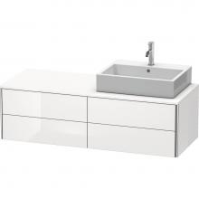 Duravit XS4913R2222 - Duravit XSquare Four Drawer Vanity Unit For Console White