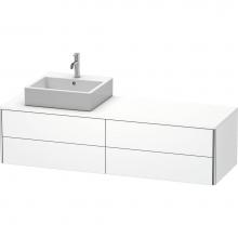 Duravit XS4914L1818 - Duravit XSquare Four Drawer Vanity Unit For Console White