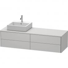 Duravit XS4914L3939 - Duravit XSquare Four Drawer Vanity Unit For Console Nordic White