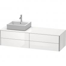 Duravit XS4914L8585 - Duravit XSquare Four Drawer Vanity Unit For Console White