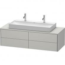 Duravit XS4915M0707 - Duravit XSquare Four Drawer Vanity Unit For Console Concrete Gray