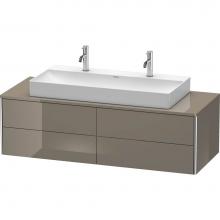 Duravit XS4915M8989 - Duravit XSquare Four Drawer Vanity Unit For Console Flannel Gray