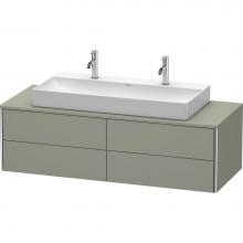 Duravit XS4915M9292 - Duravit XSquare Four Drawer Vanity Unit For Console Stone Gray