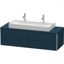 Duravit XS4915M9898 - Duravit XSquare Four Drawer Vanity Unit For Console Midnight Blue