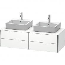 Duravit XS4916B1818 - Duravit XSquare Four Drawer Vanity Unit For Console White