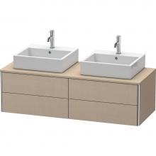 Duravit XS4916B7575 - Duravit XSquare Four Drawer Vanity Unit For Console Linen