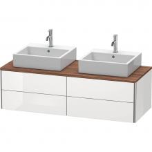 Duravit XS4916B8585 - Duravit XSquare Four Drawer Vanity Unit For Console White