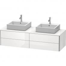 Duravit XS4917B8585 - Duravit XSquare Four Drawer Vanity Unit For Console White