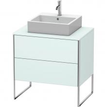 Duravit XS492000909 - Duravit XSquare Vanity Unit for Console  Light Blue Matte