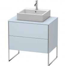 Duravit XS492009797 - Duravit XSquare Two Drawer Vanity Unit For Console Light Blue