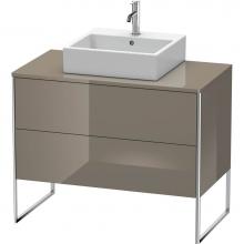 Duravit XS492108989 - Duravit XSquare Two Drawer Vanity Unit For Console Flannel Gray