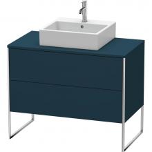 Duravit XS492109898 - Duravit XSquare Two Drawer Vanity Unit For Console Midnight Blue