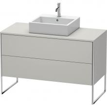 Duravit XS492200707 - Duravit XSquare Two Drawer Vanity Unit For Console Concrete Gray