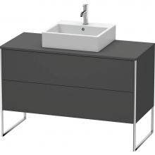 Duravit XS492204949 - Duravit XSquare Two Drawer Vanity Unit For Console Graphite