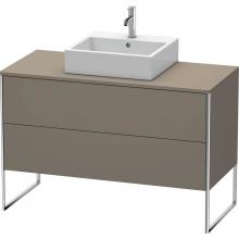 Duravit XS492209090 - Duravit XSquare Vanity Unit for Console  Flannel Gray Satin Matte