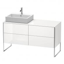 Duravit XS4923L2222 - Duravit XSquare Four Drawer Vanity Unit For Console White