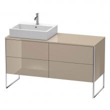 Duravit XS4923L8686 - Duravit XSquare Four Drawer Vanity Unit For Console Cappuccino