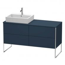 Duravit XS4923L9898 - Duravit XSquare Four Drawer Vanity Unit For Console Midnight Blue