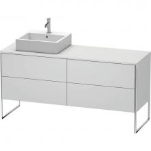 Duravit XS4924L3636 - Duravit XSquare Four Drawer Vanity Unit For Console White