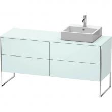 Duravit XS4924R0909 - Duravit XSquare Vanity Unit for Console  Light Blue Matte