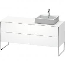 Duravit XS4924R1818 - Duravit XSquare Four Drawer Vanity Unit For Console White