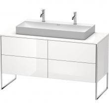 Duravit XS4925M2222 - Duravit XSquare Four Drawer Vanity Unit For Console White