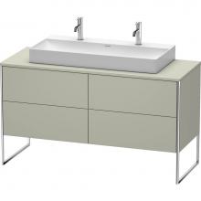 Duravit XS4925M6060 - Duravit XSquare Four Drawer Vanity Unit For Console Taupe