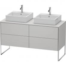 Duravit XS4926B3939 - Duravit XSquare Four Drawer Vanity Unit For Console Nordic White