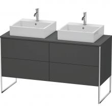 Duravit XS4926B4949 - Duravit XSquare Four Drawer Vanity Unit For Console Graphite