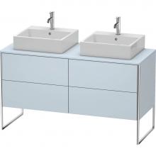 Duravit XS4926B9797 - Duravit XSquare Four Drawer Vanity Unit For Console Light Blue