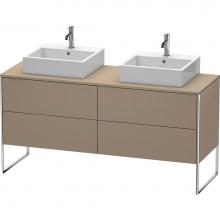 Duravit XS4927B7575 - Duravit XSquare Four Drawer Vanity Unit For Console Linen