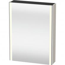 Duravit XS7111L9191 - Duravit XSquare Mirror Cabinet with Lighting Taupe