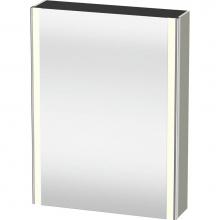 Duravit XS7111R6060 - Duravit XSquare Mirror Cabinet with Lighting Taupe