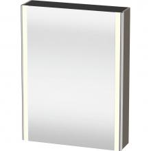 Duravit XS7111R9090 - Duravit XSquare Mirror Cabinet with Lighting Flannel Gray