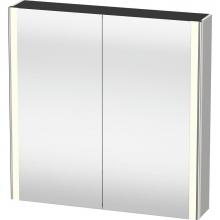 Duravit XS711203939 - Duravit XSquare Mirror Cabinet with Lighting Nordic White