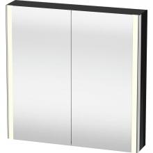 Duravit XS711204040 - Duravit XSquare Mirror Cabinet with Lighting Black