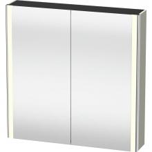 Duravit XS711206060 - Duravit XSquare Mirror Cabinet with Lighting Taupe