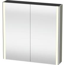 Duravit XS711209292 - Duravit XSquare Mirror Cabinet with Lighting Stone Gray